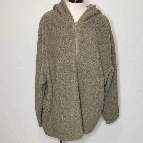 Koolaburra by Ugg size 3X Sage Green Fleece Hoodie - Picture 1 of 8